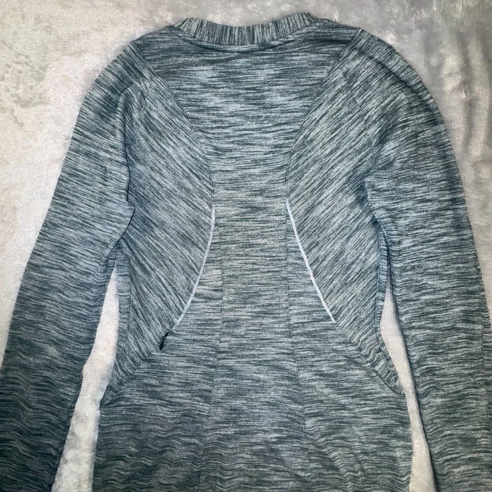 Lululemon Dress Womens 4 & Go Where To Long Sleeve Heather‎ Teal Green Stretch